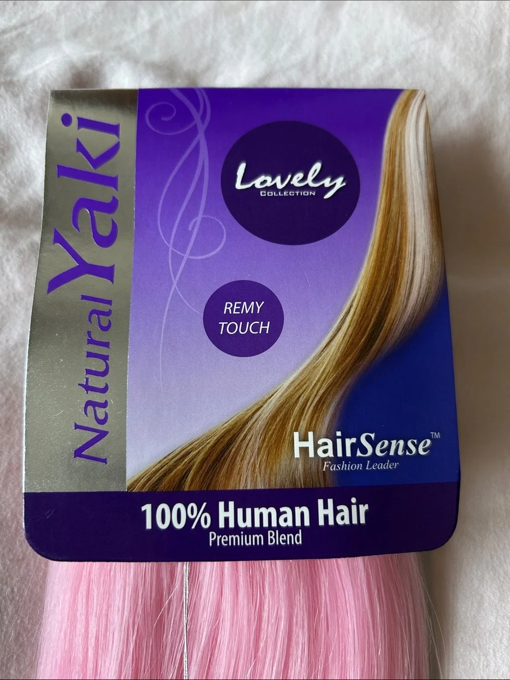 Pink Human Hair Blend Extensions - Soft Pastel Pink